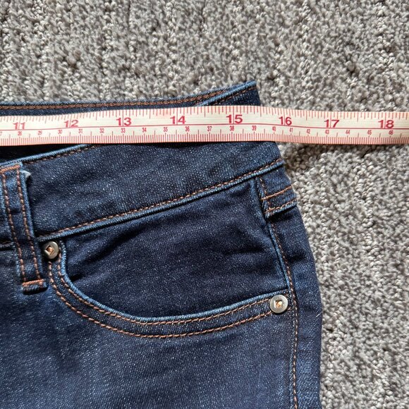 CAbi - Dark Blue Rinse Stretch Denim Low Skinny - Style #5493 - Size 6 - Picture 7 of 10